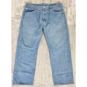 Levi's 501 Vintage Light Blue Denim Jeans 40x30 Actual (36x26) Made in Mexico